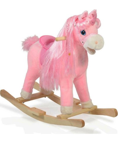 Λουτρινο Κρεμαστό Αλογάκι Rose WJ-001 Pink Moni Toys 3800146242176