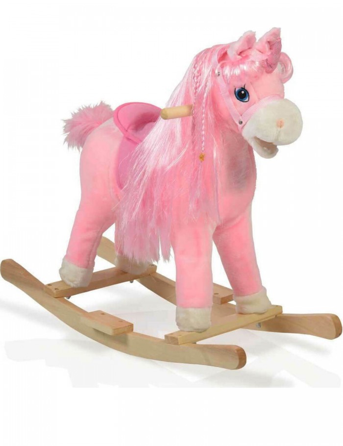 Λουτρινο Κρεμαστό Αλογάκι Rose WJ-001 Pink Moni Toys 3800146242176