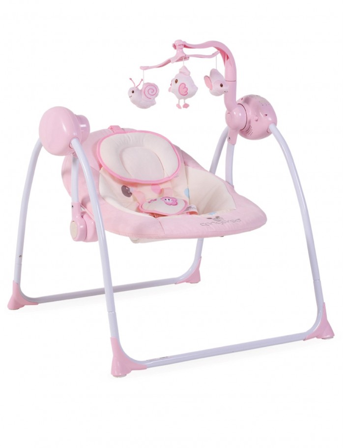 Ηλεκτρικό Βρεφικό Ρηλάξ-Κούνια Cangaroo Baby Swing+ Plus Pink 3800146247119