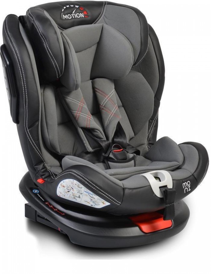 Cangaroo Κάθισμα αυτοκινήτου Isofix 0-36kg Motion Grey 3800146239916
