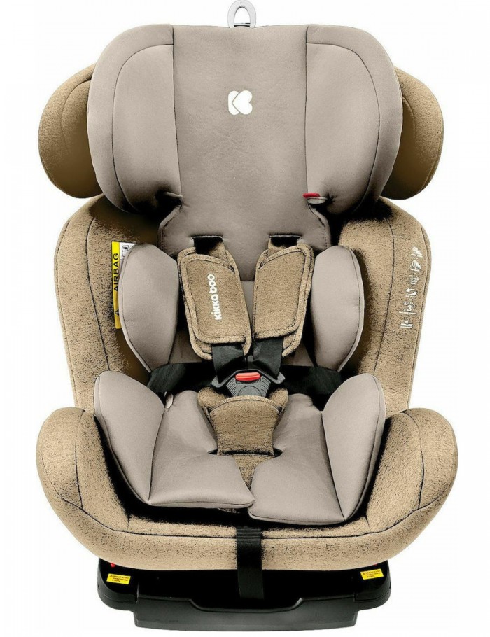 Kikka Boo Παιδικό Κάθισμα Αυτοκινήτου 4 Safe + isofix 0-36 kg Beige 2020 31002070051