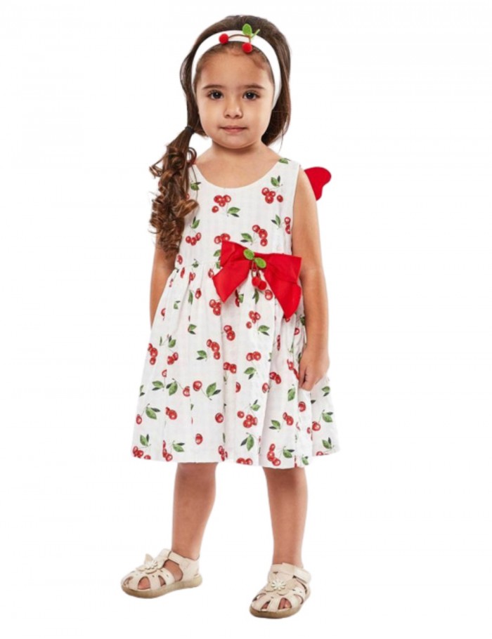 Κορίτσι φόρεμα 0-18 μηνών ΕΒΙΤΑ κόκκινο 226547