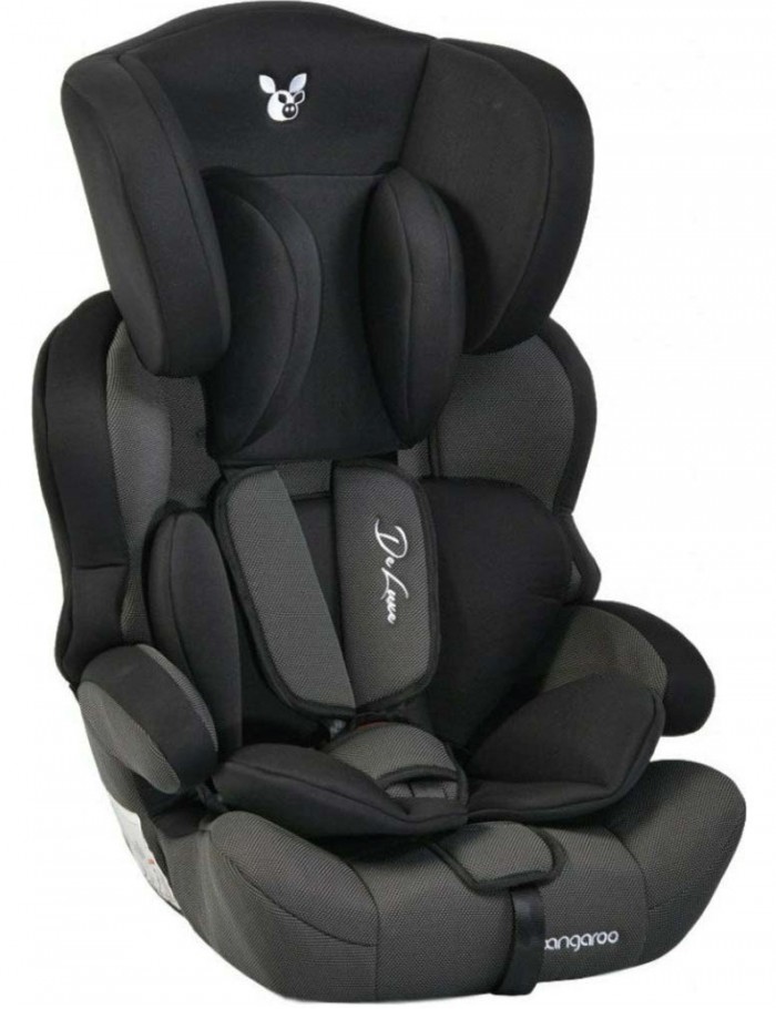 Cangaroo Κάθισμα Αυτοκινήτου 1-2-3 (9-36 kg) Deluxe Black 3801005150823