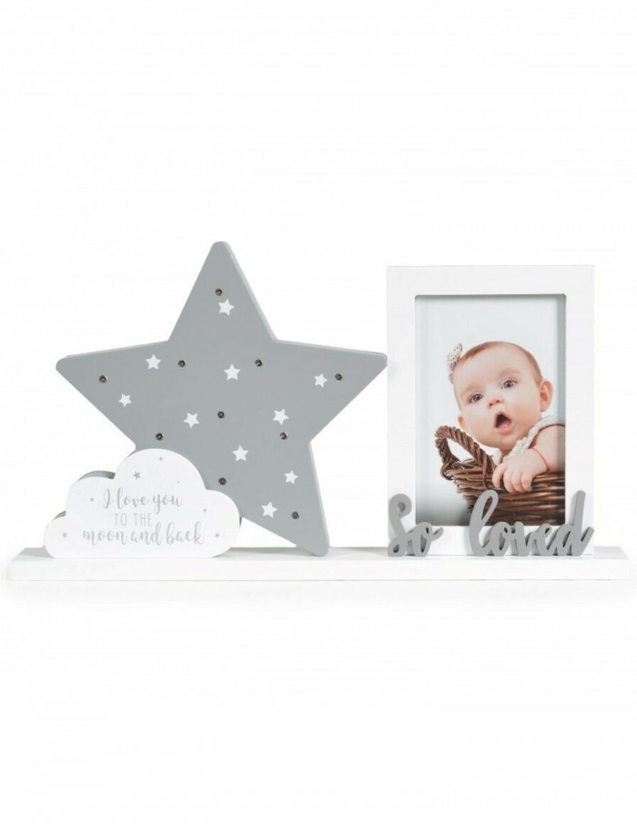 Cangaroo Wooden Photo Frame with Night Lamp 3800146268480