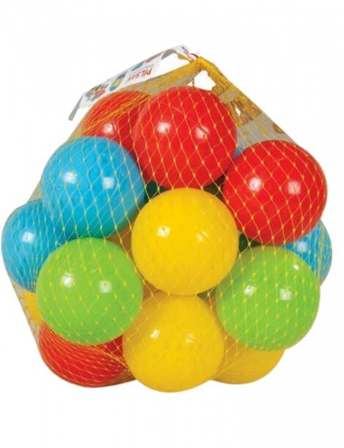Pilsan Παιδικές χρωματιστές μπάλες 9 cm 10τμχ Play Balls 8693461061554