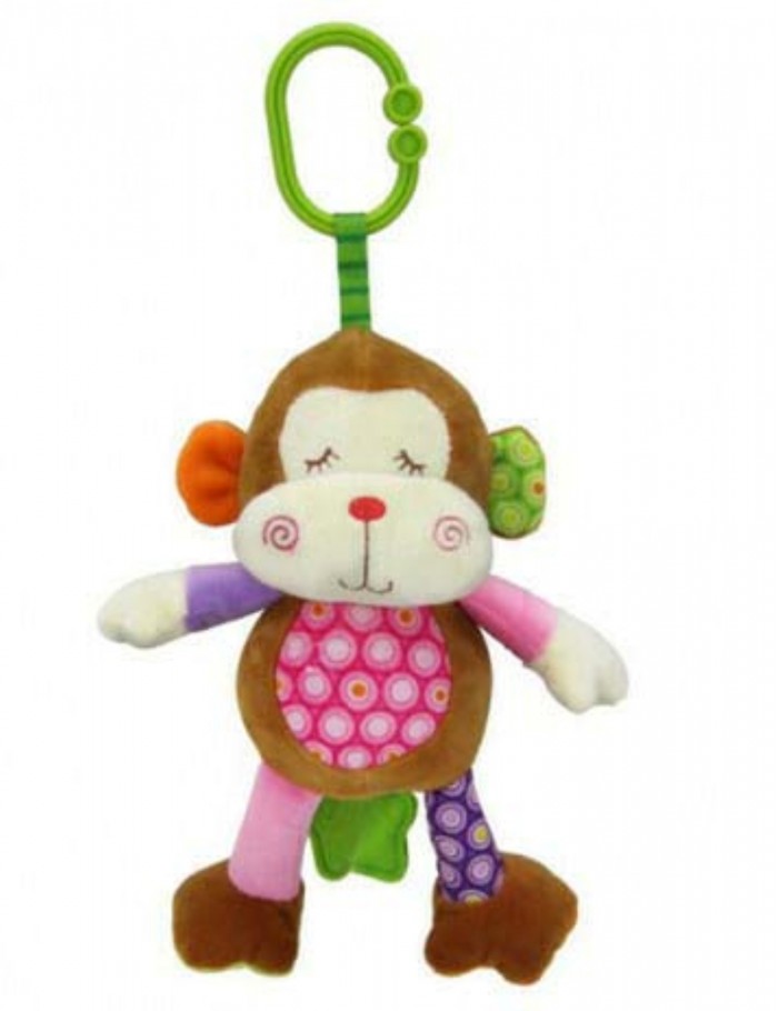 Lorelli Monkey Λούτρινo Music Toy 10191440002