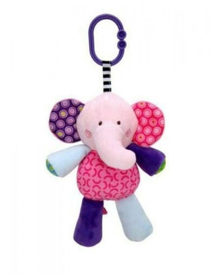 Lorelli Elephant pink Λούτρινo Music Toy 10191440005