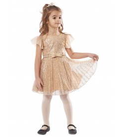 Κορίτσι φόρεμα 1-6 ΕΒΙΤΑ χρυσό 239281