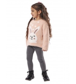 Κορίτσι πουλόβερ 1-6 ετών ΕΒΙΤΑ ροζ 239235
