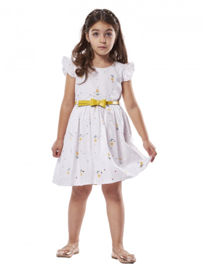 Κορίτσι φόρεμα 1-6 ΕΒΙΤΑ λευκό 238230