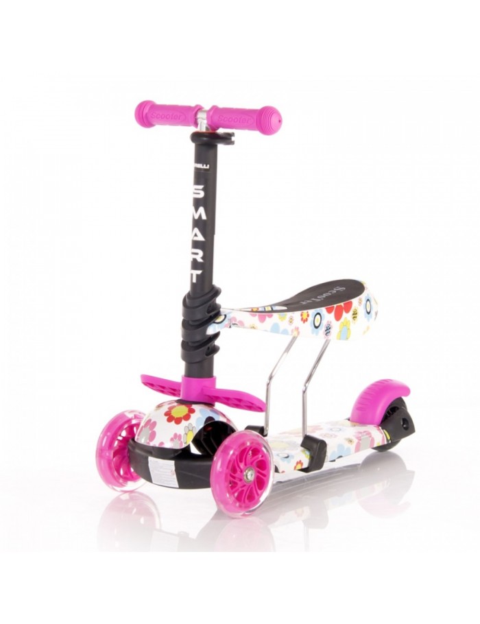 Lorelli Πατίνι Smart Scooter με κάθισμα Tracery Pink 10390020016