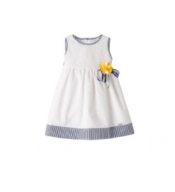 Κορίτσι φόρεμα 0-24 μηνών ΕΒΙΤΑ λευκό 242509