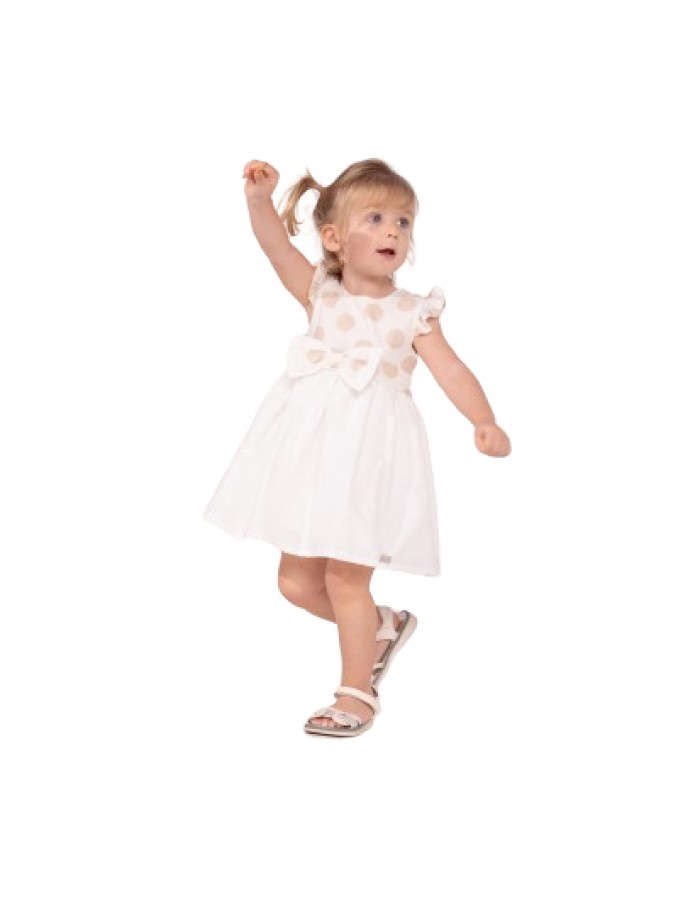Κορίτσι φόρεμα 0-24 μηνών ΕΒΙΤΑ λευκό 242505