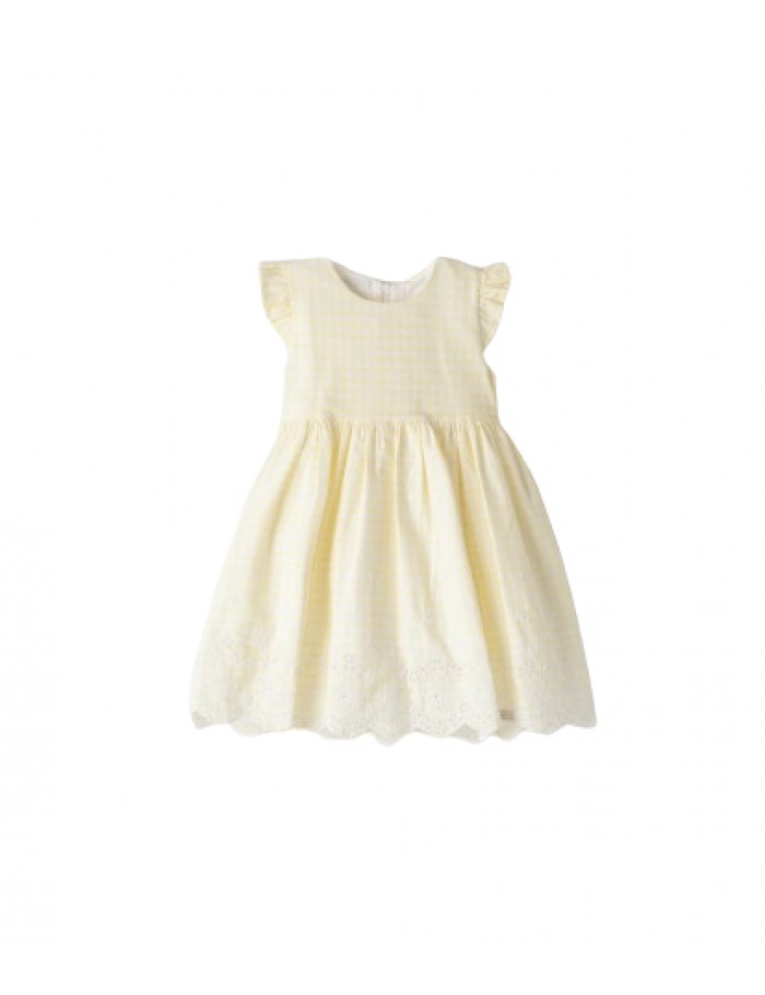 Κορίτσι φόρεμα 0-24 μηνών ΕΒΙΤΑ κίτρινο 242502