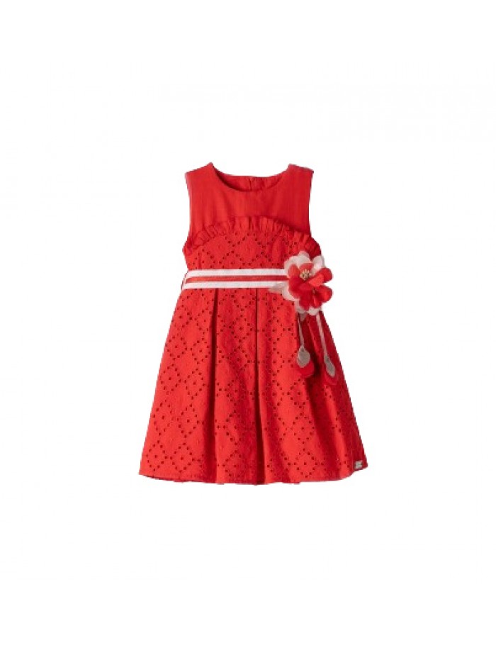 Κορίτσι φόρεμα 1-6 ΕΒΙΤΑ κόκκινο 242202k