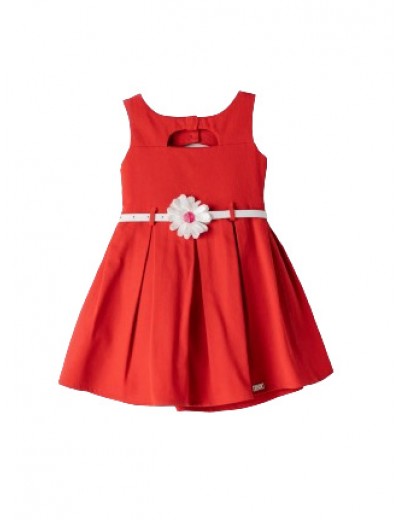 Κορίτσι φόρεμα 1-6 ΕΒΙΤΑ κόκκινο 242206k