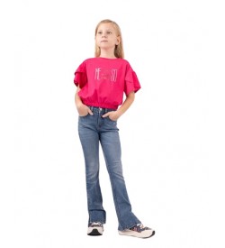 Κορίτσι μπλούζα 6-16 ετών ΕΒΙΤΑ φούξια 242002