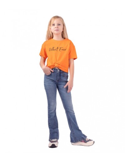 Κορίτσι μπλούζα 6-16 ετών ΕΒΙΤΑ πορτοκαλί 242001p