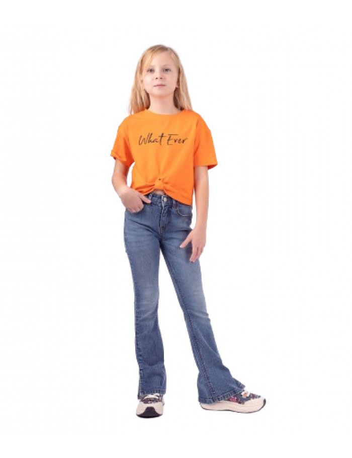 Κορίτσι μπλούζα 6-16 ετών ΕΒΙΤΑ πορτοκαλί 242001p