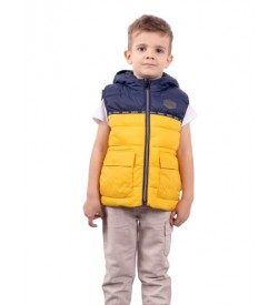 Αγόρι μπουφάν 1-6 ετών Hashtag κίτρινο-μπλε 242818