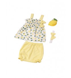 Εβίτα mini για νεογέννητο 0-18 μηνών Σετ λευκό-κίτρινο mi-298