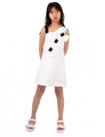 Κορίτσι φόρεμα 6-16 ΕΒΙΤΑ λευκό 242058