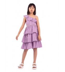 Κορίτσι φόρεμα 6-16 ΕΒΙΤΑ λιλά 242078l