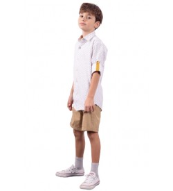 Αγόρι πουκάμισο 6-16 Hashtag λευκό 242719