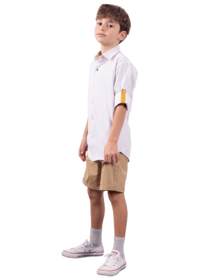 Αγόρι πουκάμισο 6-16 Hashtag λευκό 242719