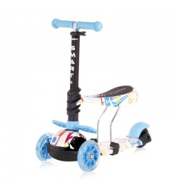 Lorelli αναδιπλούμενο πατίνι Scooter με κάθισμα Smart Plus Tracery Blue 10390030018