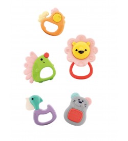 Hola E318A Βρεφικά Μασητικά 5τμχ Forest Baby Teether 3800146224080