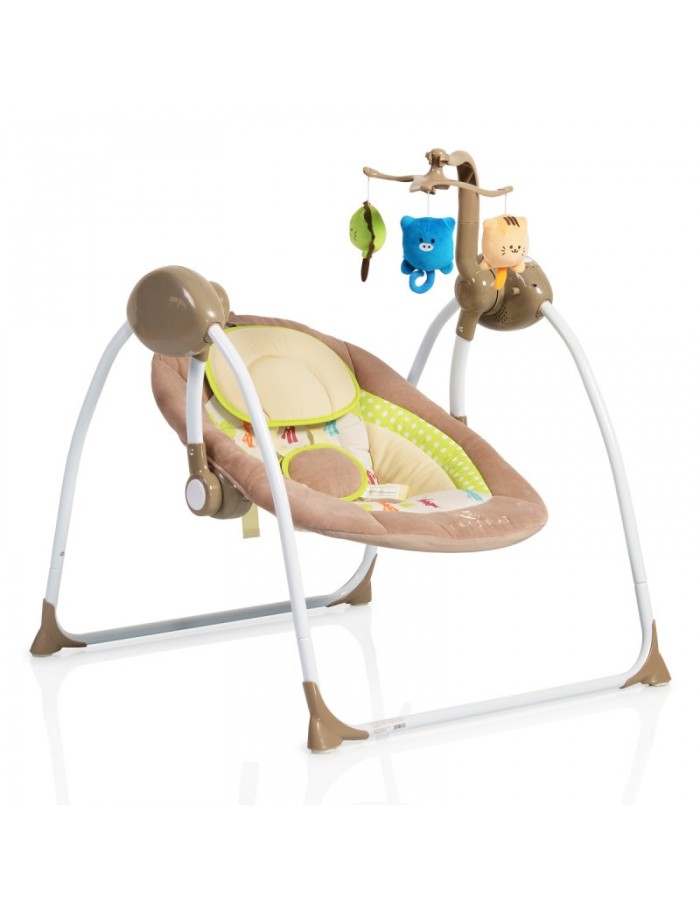 Ηλεκτρικό ρηλάξ-κούνια Cangaroo Baby Swing+ Cappuccino 3800146247416