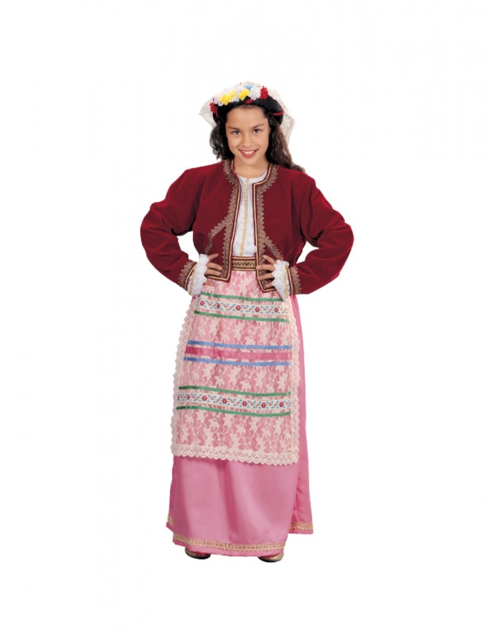 Κορίτσι   4-14  παραδοσιακή φορεσιά Κερκυραία  Lux  30082