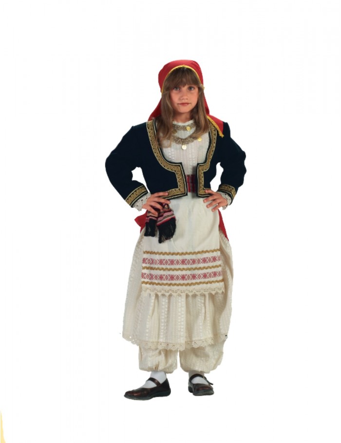Κορίτσι   4-14  παραδοσιακή φορεσιά Κρητικιά 30102