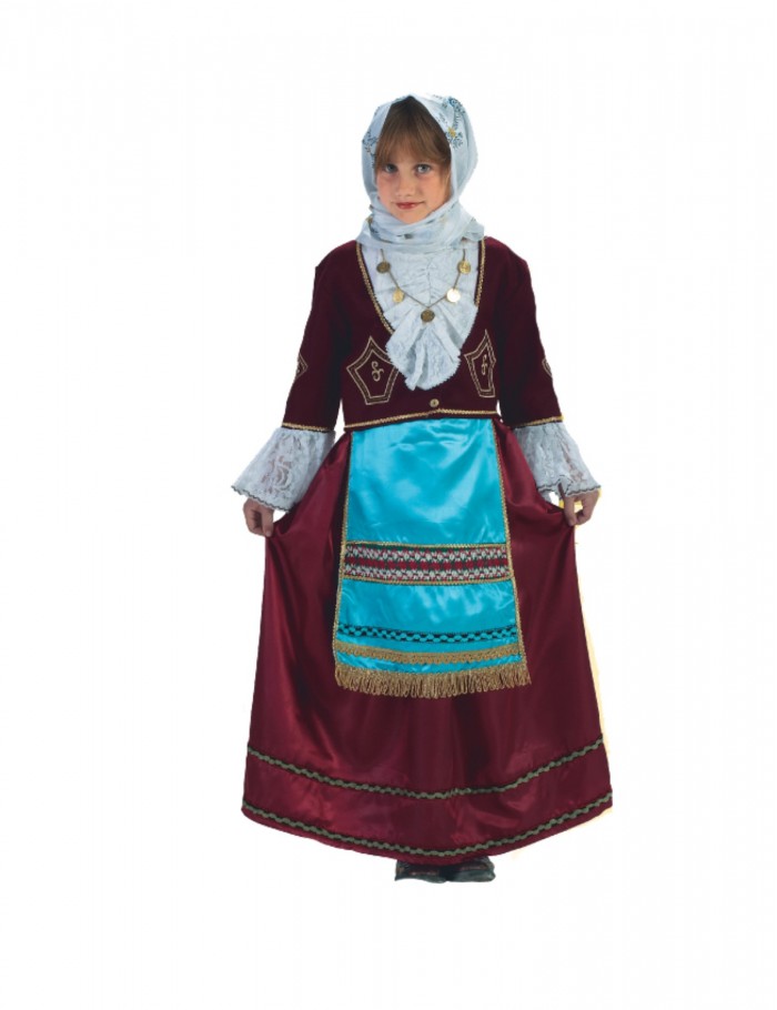 Κορίτσι   4-14  παραδοσιακή φορεσιά Νησιώτισσα   Lux  36012