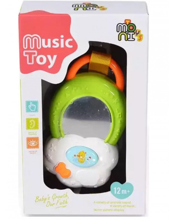 Μουσικός Παιδικός Καθρέφτης Cangaroo MONI Toys Baby music mirror K999-88B
