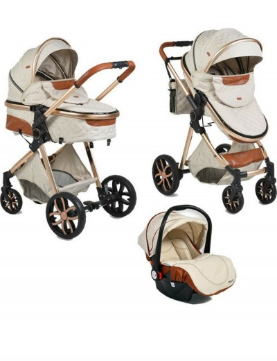 Cangaroo Καρότσι Alma 3 σε 1 Beige 3800146235451